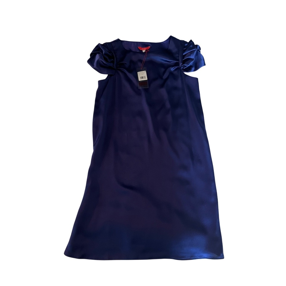 ABS by Allen Schwartz Evening Dress Party Cocktail Ruffle Sleeve Size 8